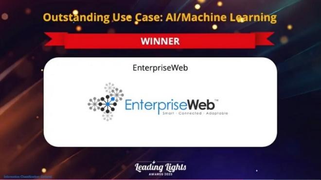 Leading Lights Awards: Winner, Outstanding Use Case: AI/Machine Learning